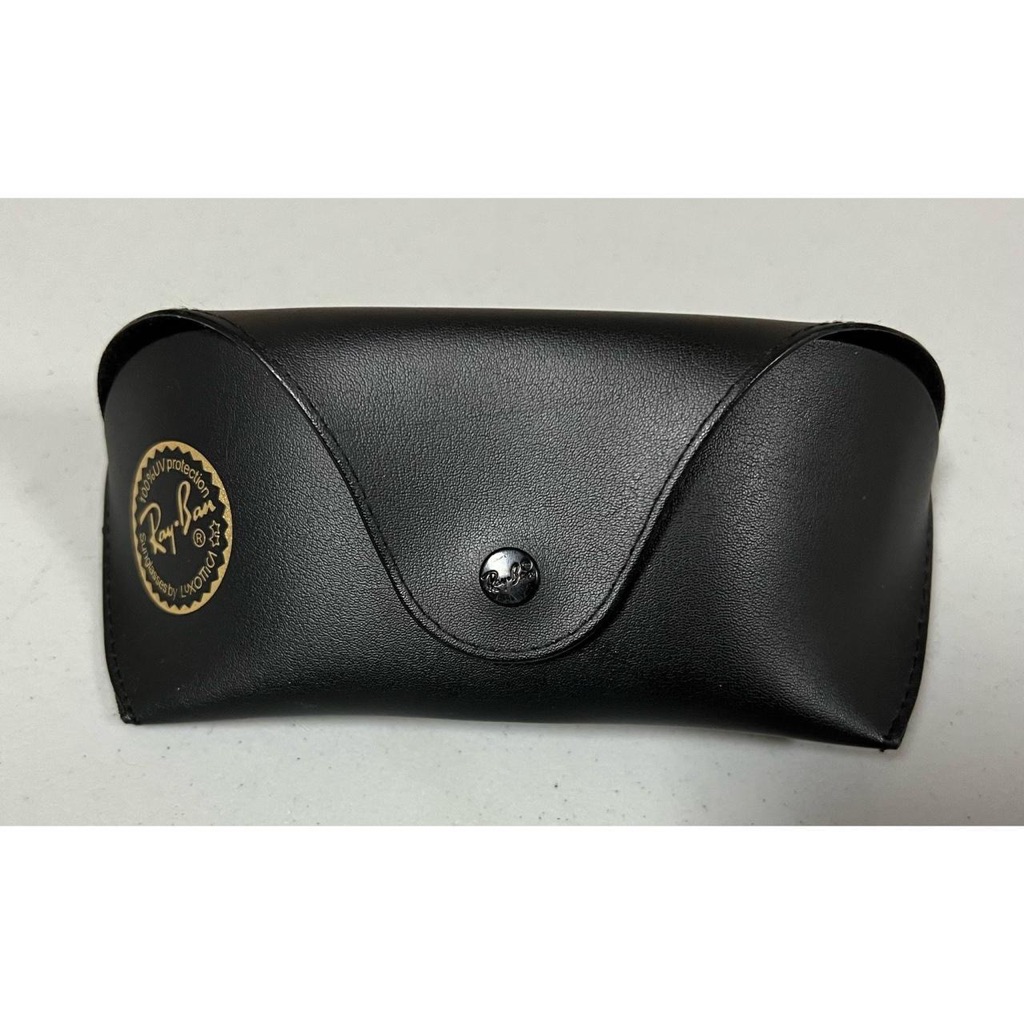 RayBan Black Leather Sunglasses Glasses Travel Case Pouch Rayban RayBan Black Leather Sunglasses Glasses Travel Case Pouch Rayban
